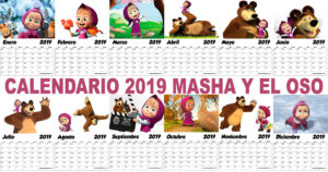 Lee más sobre el artículo Calendario Masha y el Oso 2019